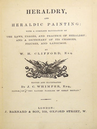 Collection of Works on Heraldry, Illumination, and Drawing including: Heraldry, and Heraldic Painting, A Manual of Illumination on Paper and Vellum, and A Guide to Animal Drawing for the Use of Landscape Painters
