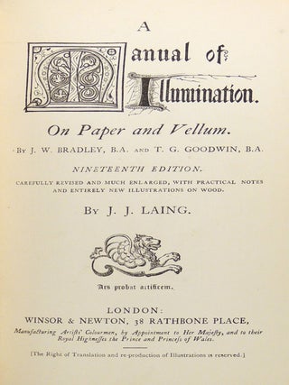 Collection of Works on Heraldry, Illumination, and Drawing including: Heraldry, and Heraldic Painting, A Manual of Illumination on Paper and Vellum, and A Guide to Animal Drawing for the Use of Landscape Painters