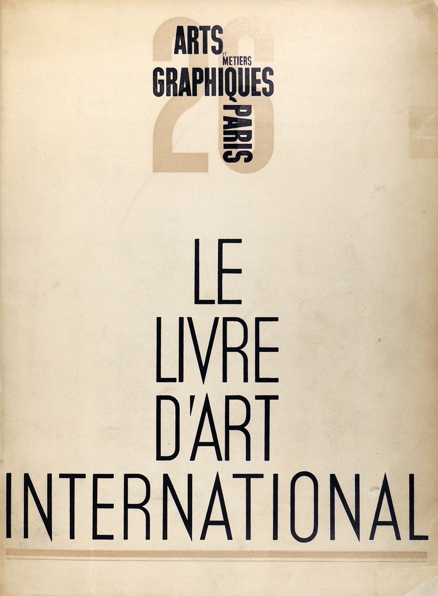 Le Livre d'Art International. Numéro spécial 26, 15 Novembre 1931