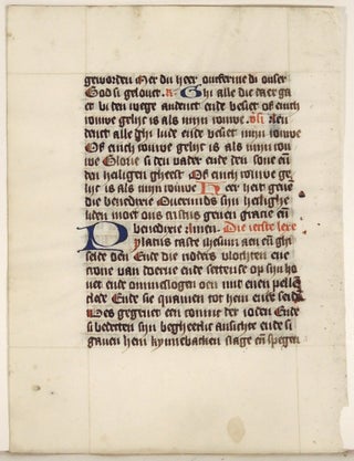 [Leaf from Book of Hours, Use of Utrecht]