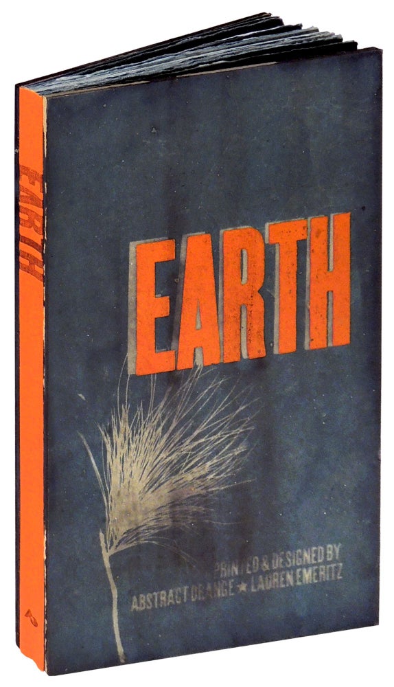 Item #36548 Earth. Abstract Orange, Lauren Emeritz, book artist.