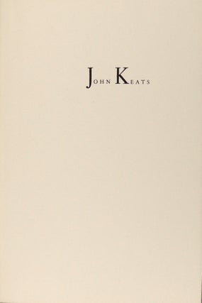 John Keats (1795 - 1821)