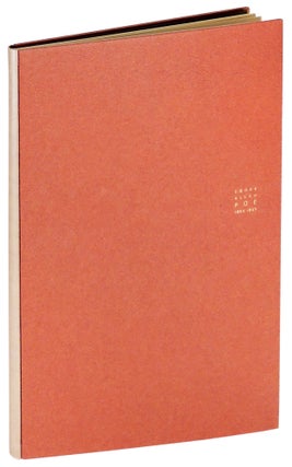 Item #36586 E.A. Poe: Dos Poemas / Two Poems. Edgar Allan Poe, Sol Rébora, binder