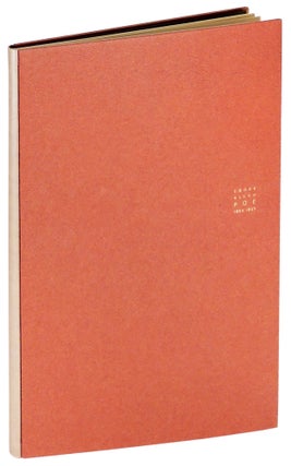 Item #36586 E.A. Poe: Dos Poemas / Two Poems. Edgar Allan Poe, Sol Rébora, binder