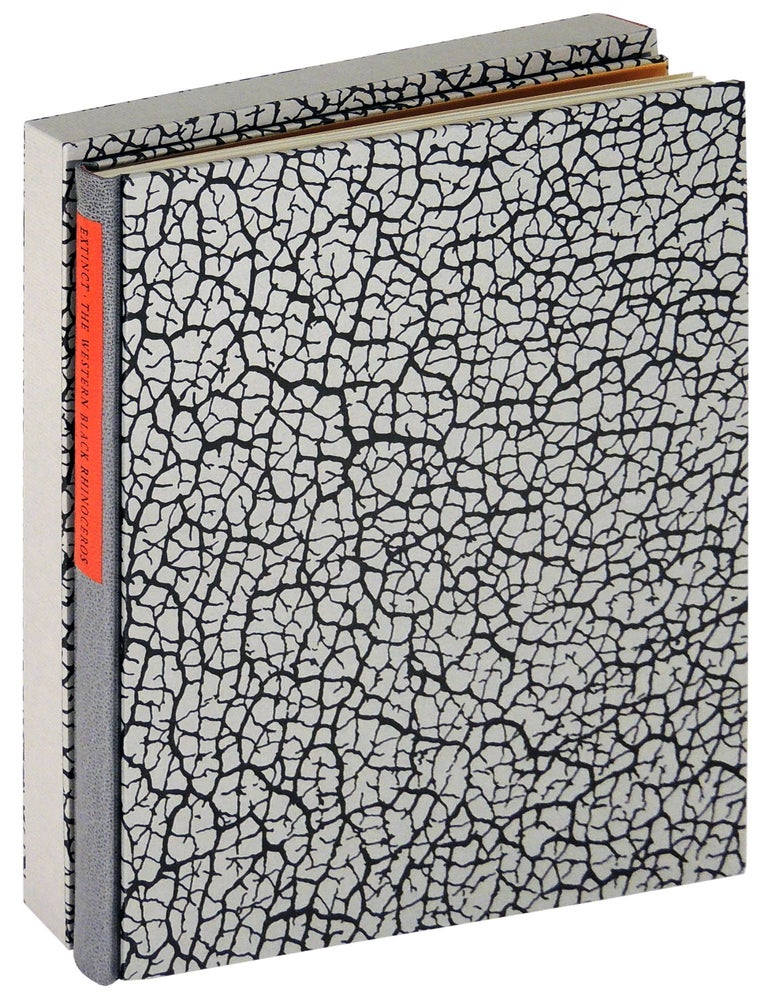 Item #36666 Extinct. The Western Black Rhinoceros. Lone Oak Press, Abigail Rorer, book artist, poem Don McKay.