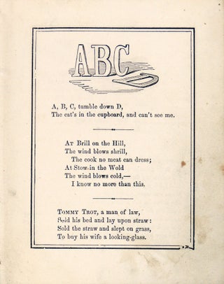 The Mother Goose; Containing All the Melodies the Old Lady Ever Wrote OR Uncle George's Mother Goose