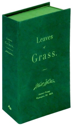 Item #36773 Leaves of Grass by Whitman: Abstract Orange Edition. Abstract Orange, Walt Whitman,...