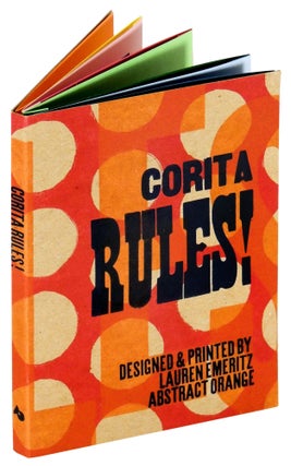 Item #36774 Corita Rules! Abstract Orange, Lauren Emeritz