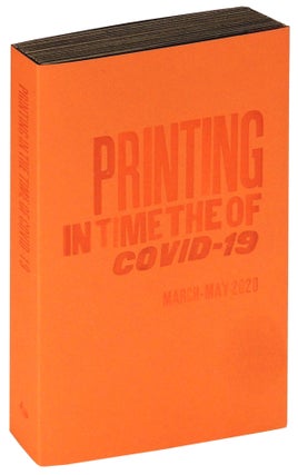 Printing in the Time of Covid-19. March - May 2020. Abstract Orange, Lauren Emeritz, book.
