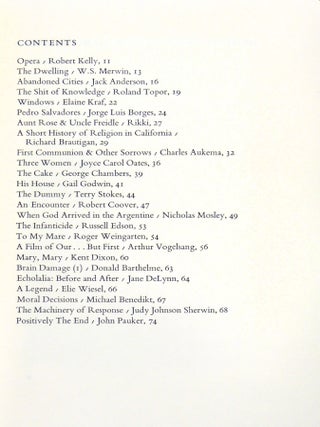 The Stone Wall Book of Short Fictions