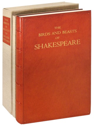 Item #36848 The Birds and Beasts of Shakespeare. Cheloniidae Press, William Shakespeare, design...