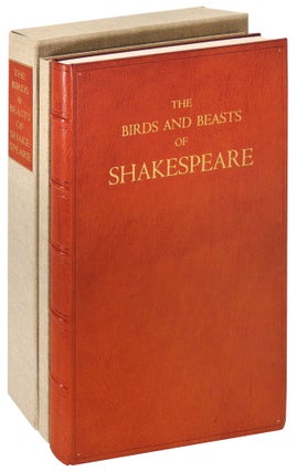 Item #36848 The Birds and Beasts of Shakespeare. Cheloniidae Press, William Shakespeare, design...