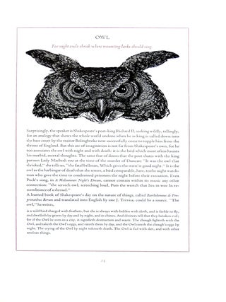 The Birds and Beasts of Shakespeare