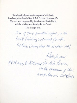 Doves Press: The Start of a Worry