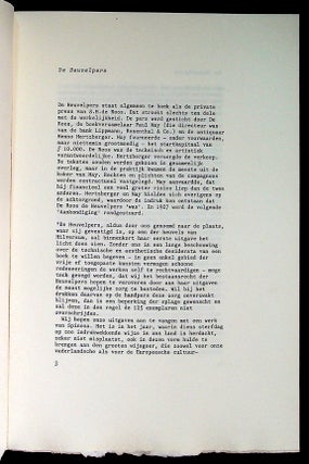 De Heuvelpers/Enkele kanttekeningen (The Hill Press/Some Comments)