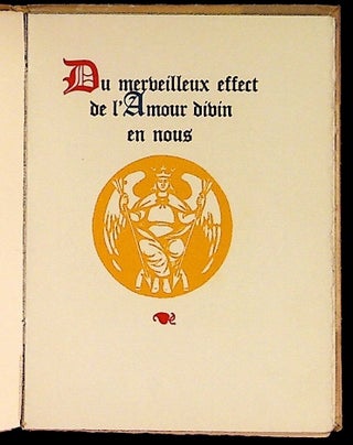 Du Merveilleux Effect de l'Amour Dibin en Nous (Of the Marvelous Effect of Divine Love in Us)