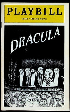 Item #36954 Playbill - Dracula at the Morris A. Mechanic Theatre. Gorey Cover. May/June 1978....