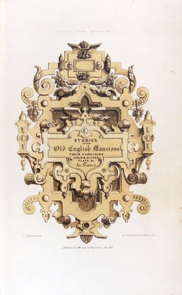 Studies from Old English Mansions: Their Furniture, Gold & Silver Plate Etc. First, Second, Third, and Fourth Series. In Four Volumes.