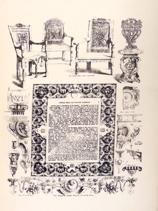 Studies from Old English Mansions: Their Furniture, Gold & Silver Plate Etc. First, Second, Third, and Fourth Series. In Four Volumes.