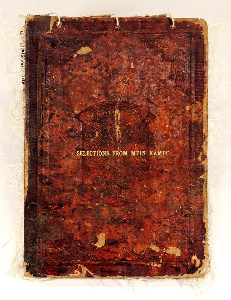 Item #37049 Selections from Mein Kampf. Lisa Kokin, book artist.