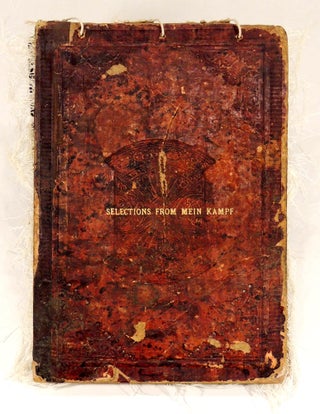 Item #37049 Selections from Mein Kampf. Lisa Kokin, book artist