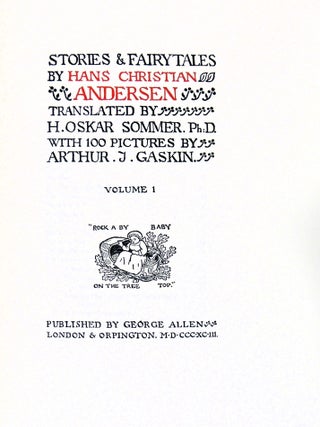 Stories and Fairy Tales by Hans Christian Andersen Two Volumes