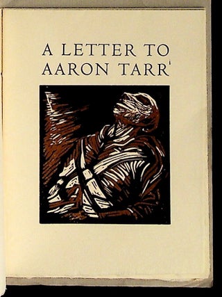 A Letter to Aaron Tarr