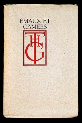 Item #37105 Émaux et Camées. Théophile Gautier