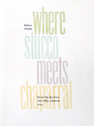 Where Stucco Meets Chaparral
