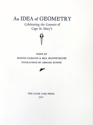 An Idea of Geometry: Celebrating the Gannets of Cape St. Mary's