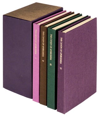 The Canon of Aphrodisia Four Volumes