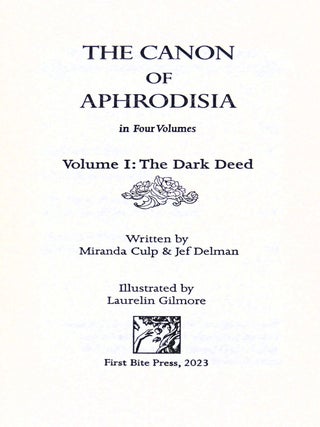 The Canon of Aphrodisia Four Volumes