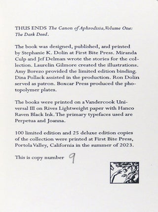 The Canon of Aphrodisia Four Volumes