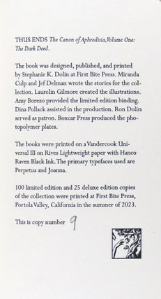 The Canon of Aphrodisia Four Volumes