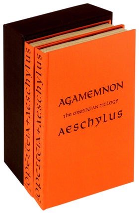 Item #37207 The Oresteian Trilogy. The Allen Press, Aeschylus, introduction Mark Livingston, E D....