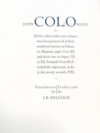 John Keats Odes/Odas