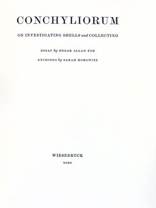 CONCHYLIORUM: On Investigating Shells and Collecting