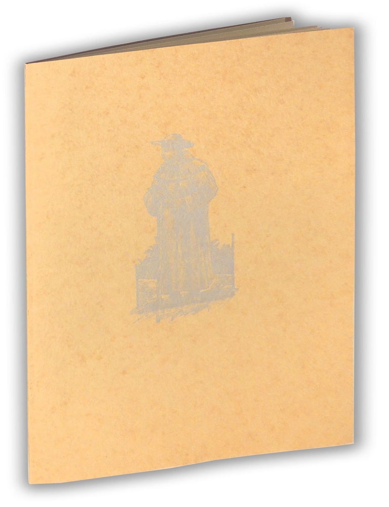 Item #37295 A Leaf from Francisco Palou's Noticias de la Nueva California, Mexico 1857. Press of the Golden Key, Francisco Palou, cover wood engraving, Rik Olson, bibliographical commentary Jennifer Larson.