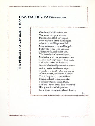 The Private Press-Man's Tale
