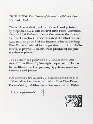 The Canon of Aphrodisia Four Volumes