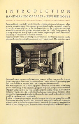 Paper-Making by Hand: A Book of Suspicions