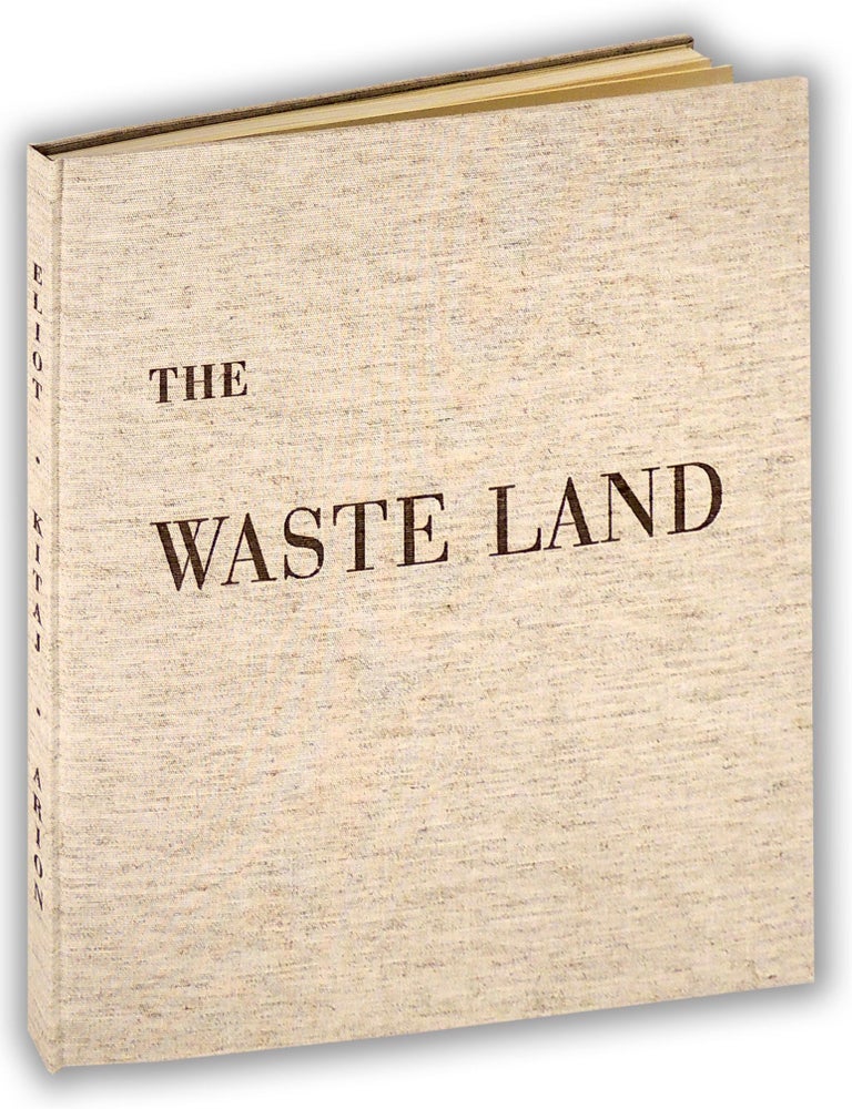 Item #37472 The Waste Land. Arion Press, T. S. Eliot, Helen Vendler, essay, essay Marco Livingstone.