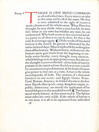 Essays by Ralph Waldo Emerson