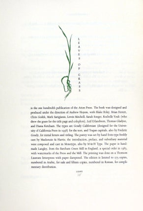 Leaves of Grass