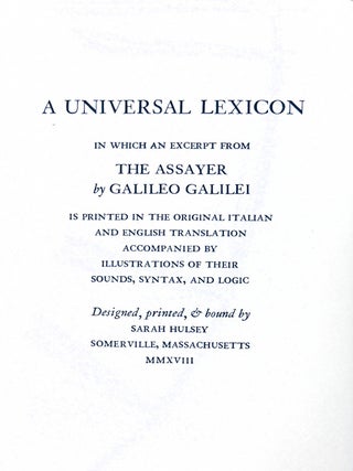 A Universal Lexicon