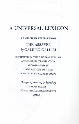 A Universal Lexicon