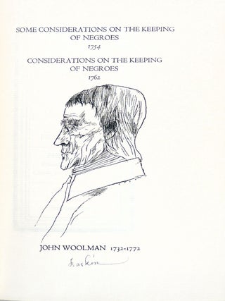 Some Considerations on the Keeping of Negros. Recommended to the Professors of Christianity of Every Denomination