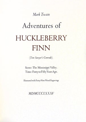 Adventures of Huckleberry Finn