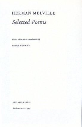 Selected Poems