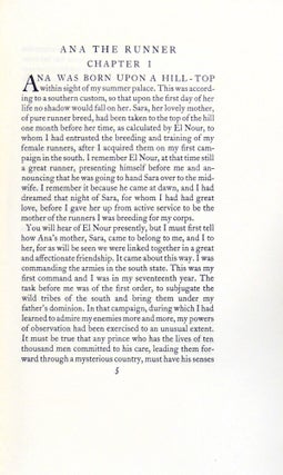 ANA the Runner: A Treatise for Princes & Generals Attributed to Prince Mahmoud Abdul